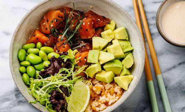 Poke Bowl, Hawaiian Food