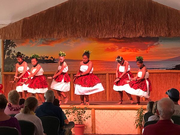 Hula performance, Napali Kai Foundation, Maui, Hawaii