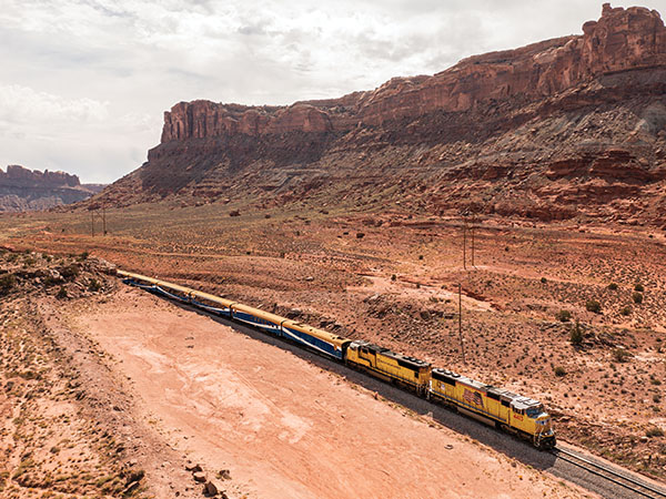 RTR Train, 7 Mile Moeb, Colorado, USA, North America
