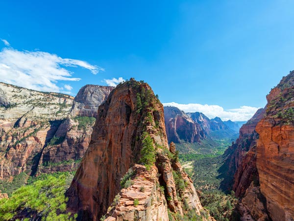 Summit of Angels Landing Trail in Utah