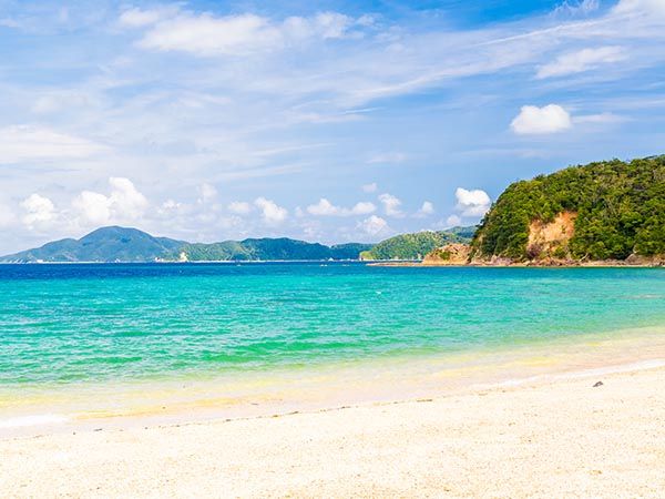 The Suri beach, Kakeroma Island, Kagoshima Prefecture, Japan