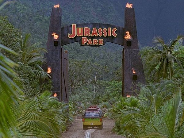 Jurassic Park, Movie scenes shot in Hawaii