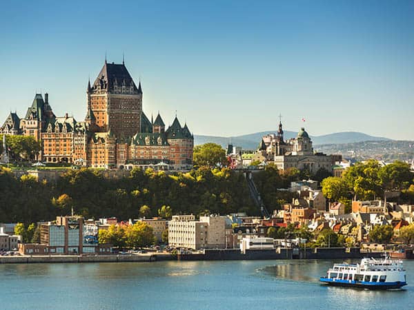 Old Quebec City view Canada