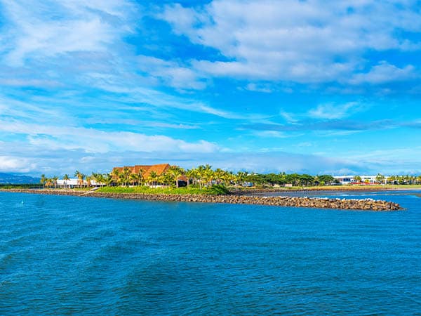 Landscape near the port of Denarau, Nadi, Fiji