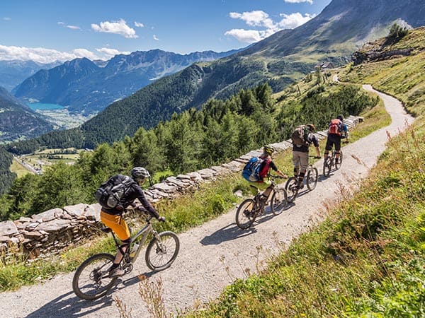 Biking, Val Poschiavo Downhill, Switzerland