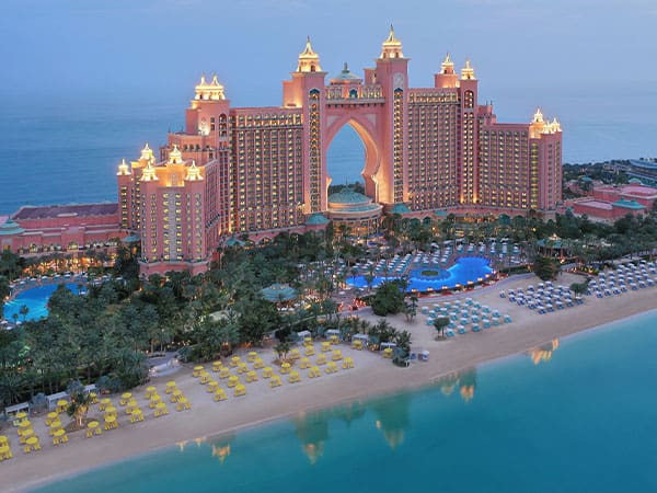Aerial view of Atlantis, The Palm, Dubai