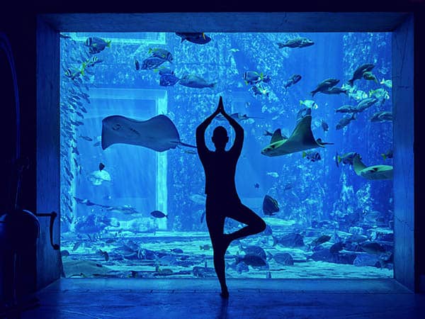 Yoga at the Lost Chambers, Shui Qi Spa, Dubai