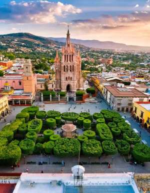 Aerial View of San Miguel de Allende in Mexico. (Image: Getty Images)