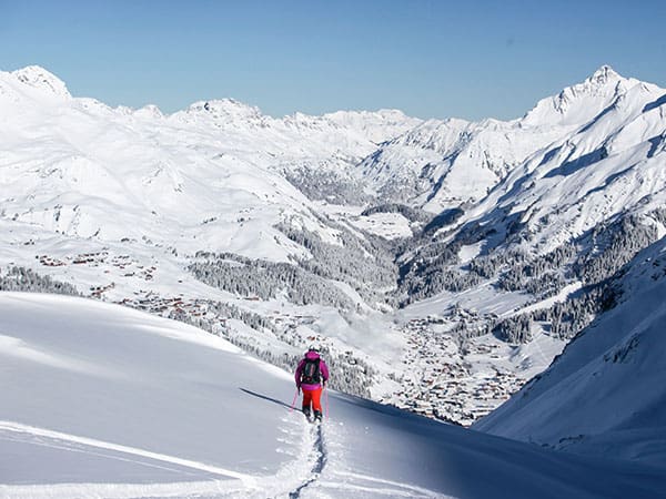 Freeriding, Lech Zuers, Austria