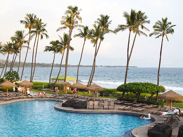 Main Pool, Umalu, Hyatt Regency Maui Resort and Spa, Maui, Hawaii, USA