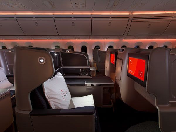 Entertainment on Business Class