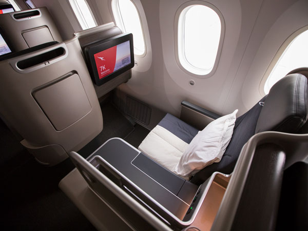 The QF5 Business Class seats
