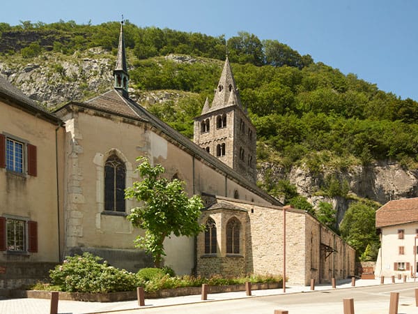 Abbey at St Maurice village, Switzerland