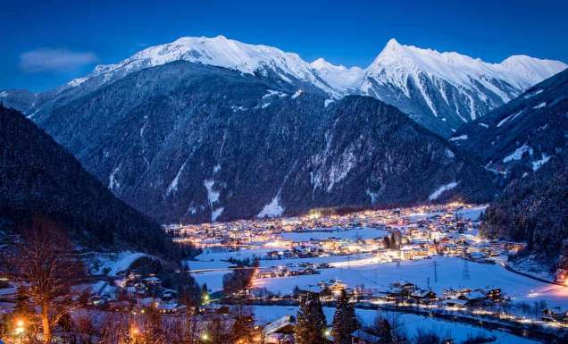 Mayrhofen, Ski Resort in Austria