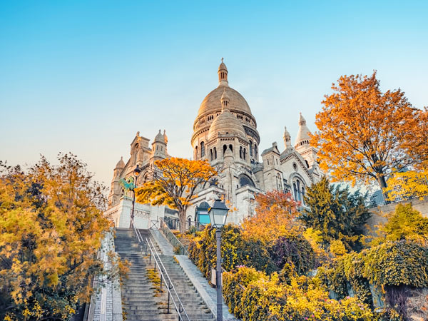 Stunning shot of Sacré-Cœur.