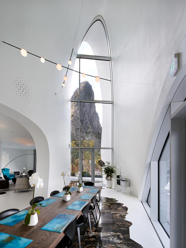 Interior of the Kosmos resort in South Korea