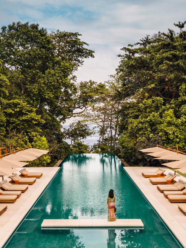 The main pool in One&Only Desaru Coast in Malaysia