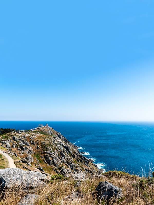 View from the Finisterre coast in Galicia