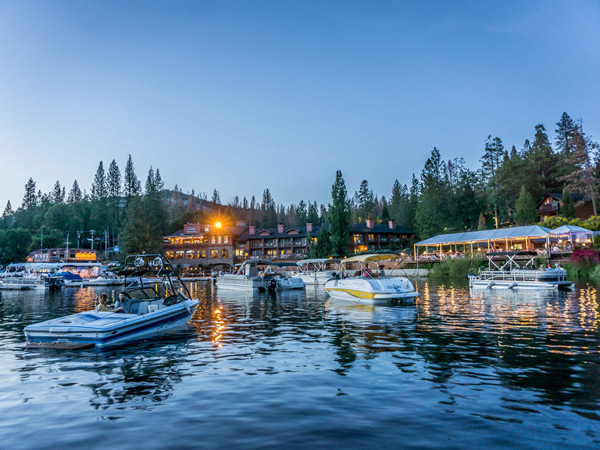 Bass Lake near Yosemite National Park, California