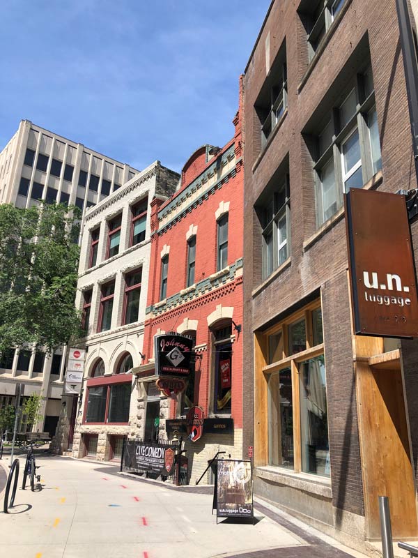 The Exchange District in Winnipeg, Canada