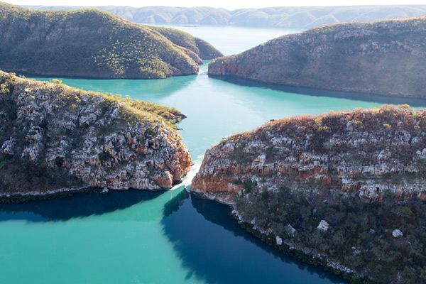 Aerial shot of the Kimberley.