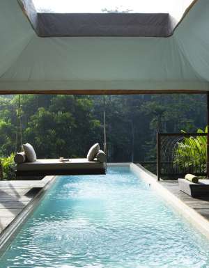 K Club its Sensual Infinity Pool Tent Suite.
