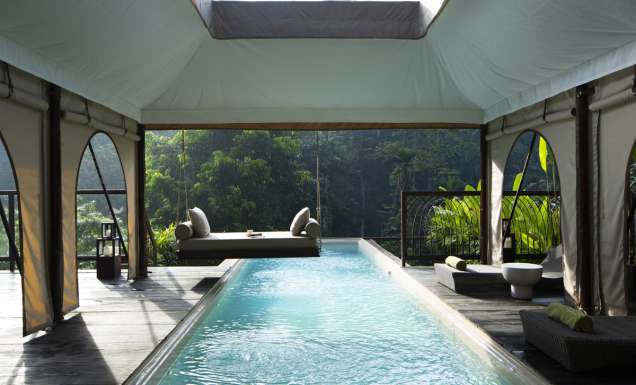 K Club its Sensual Infinity Pool Tent Suite.