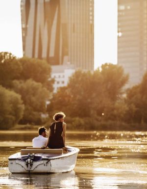 Boating on the Old Danube