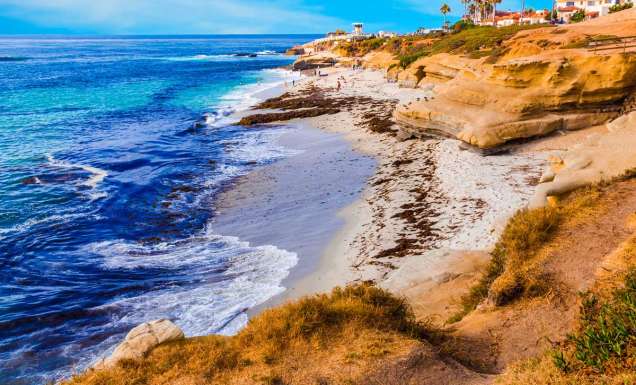 La Jolla coastline in San Diego, California
