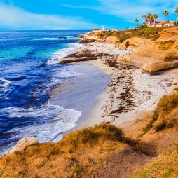 La Jolla coastline in San Diego, California