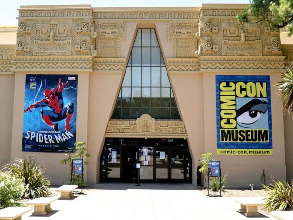 entrance of the Comic-Con Museum