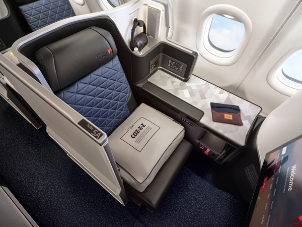 COZ-Z-Z bedding, Delta 40 Sydney to Los Angeles