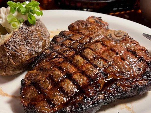 bull steak, Cattlemen's Steak House, Texas