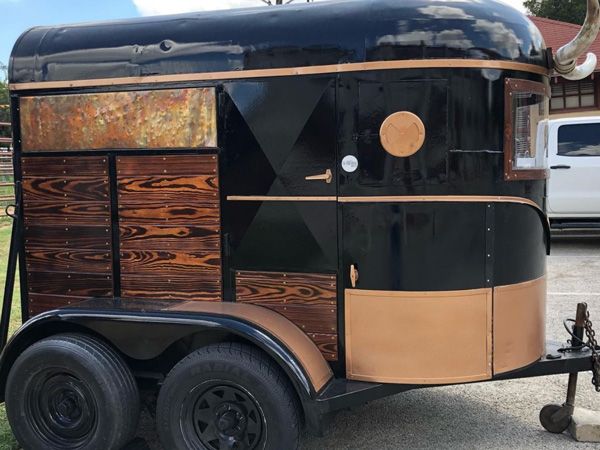 vintage trailer, Forthworth Stockyards, Texas
