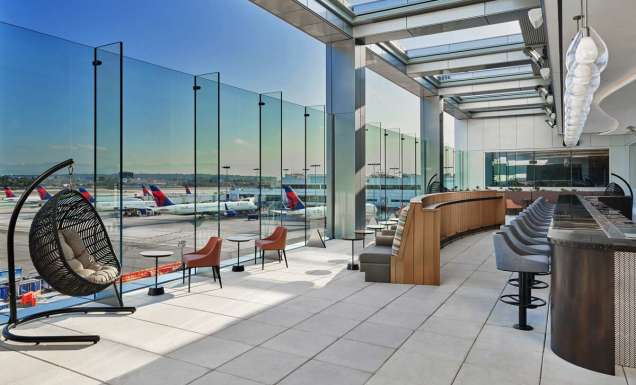 Delta Air’s sky deck at LAX