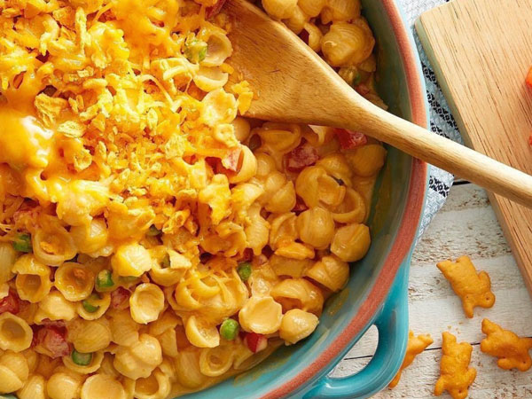 a bowl of mac and cheese