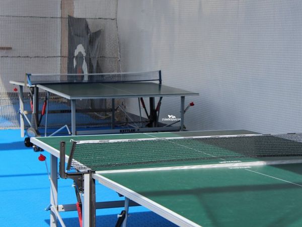 ping pong tables at The Stadium, Norwegian Prima