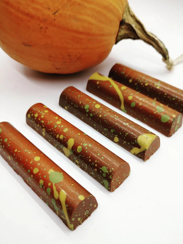 pumpkin truffles at the Chocolate Hangover, Grapevine Texas