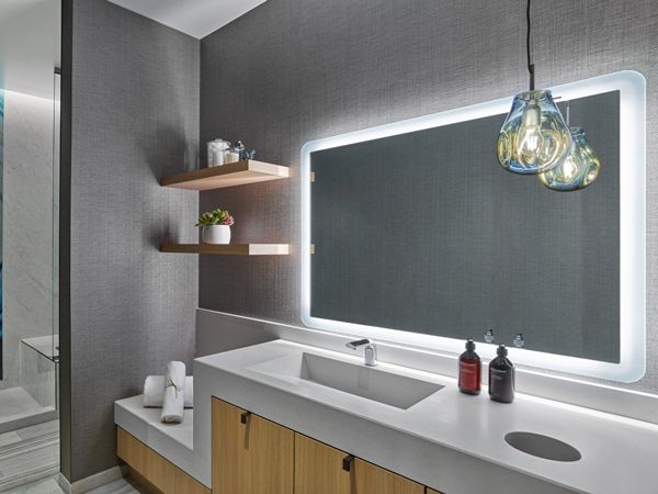 Shower room, Delta Sky Club LAX