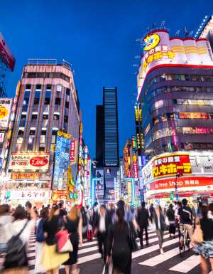 Shibuya Crossing in Tokyo