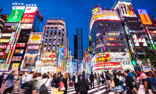 Shibuya Crossing in Tokyo