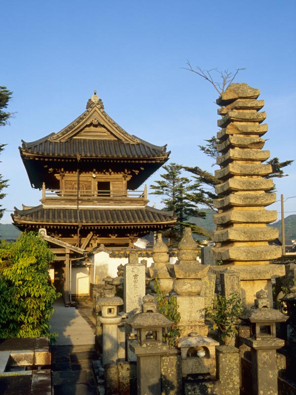a historic temple in Hagi, Japan