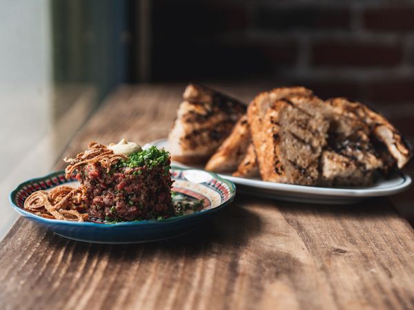 meat dishes on the table