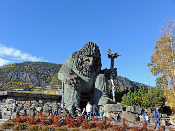 Hunderfossen Fairytale Park troll in Norway