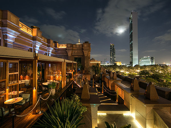 exterior Hakkasan, Emirates Palace, Abu Dhabi
