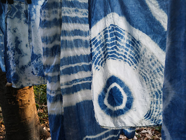 indigo dyeing in Nagara River Basin, Japan