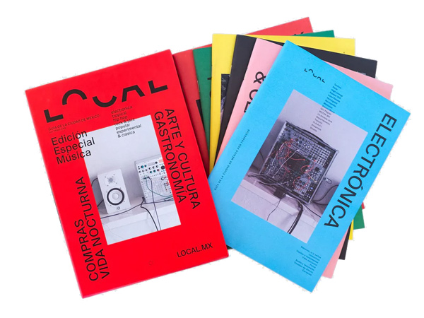a handful of colourful catalogues
