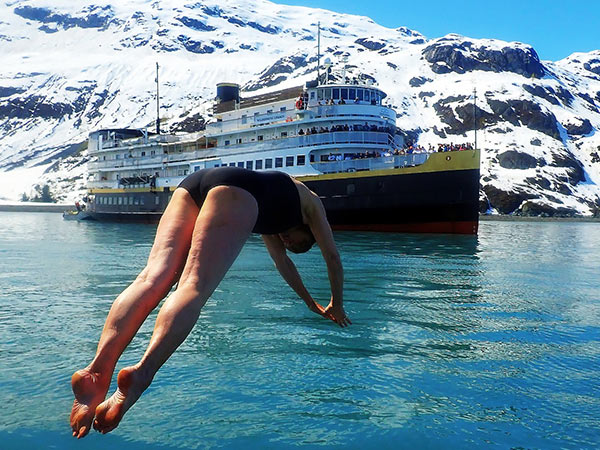 UnCruise Alaska, polar plunge