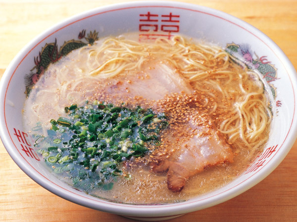 a rich bowl of ramen