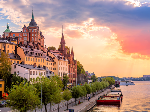 The Sodermalm district of Stockholm